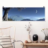 Klebefieber Panorama Poster Natur & Landschaft Winter Fairytale