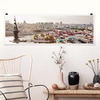 Klebefieber Panorama Poster Architektur & Skyline City of Moscow