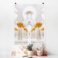 Klebefieber Poster Architektur & Skyline Moschee in Gold