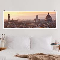 Klebefieber Panorama Poster Architektur & Skyline Florenz