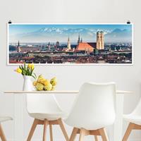 Klebefieber Panorama Poster Architektur & Skyline München