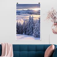 Klebefieber Poster Natur & Landschaft Blick in die Hohen Tauern vom Kreuzkogel Österreich