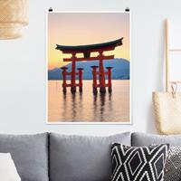 Klebefieber Poster Natur & Landschaft Torii am Itsukushima