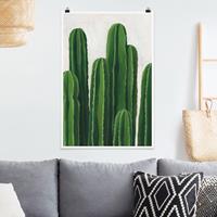 Klebefieber Poster Blumen Lieblingspflanzen - Kaktus