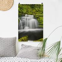 Klebefieber Poster Natur & Landschaft Lower McLean Falls in Neuseeland