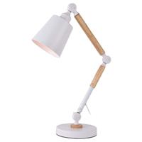 edm Architekt Flexo-Lampe Vintage Wood E27 Wei 60W - 