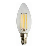 Heitronic 15023 LED-lamp Energielabel F (A - G) E14 Kaars 4 W = 38 W Warmwit (Ø x l) 56 mm x 125 mm Niet dimbaar 1 stuk(s)