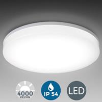 b.k.licht Deckenlampe LED 13W Bad-Lampen IP54 Badezimmer-Leuchte Deckenleuchte Küche Flur - 