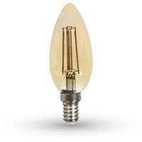v-tac LED-Lampe E14 AMBER FILAMENT 4 W Gl. 35W | Farbtemperatur: Warmweiß 2200K - 