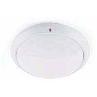 Faro Dakron - plafondverlichting - Ø 27 x 8.5 cm - IP65 - mat wit