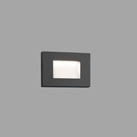 farobarcelona LED Wand-Einbauleuchte SPARK-1 3000K IP65 Dunkelgrau - FARO BARCELONA