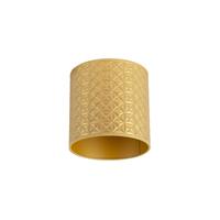 qazqa Lampenschirm Gold 20/20/20 Dreieck Design - Gold/Messing