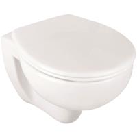 aquasu '  Wand-WC-Set , Tiefspüler , Spülrandlose Toilette , Hängetoilette , Einfache Reinigung , weiß - 
