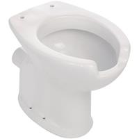 aquasu ' Stand-WC Komfort | Behindertengerecht | Weiß | Tiefspüler | Abgang waagerecht