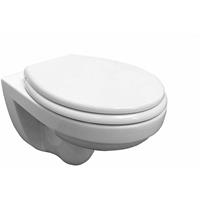 adob , WC Keramik,wandhängeToilette mit passendem WC Sitz mit Absenkautomatik, die Keramik ist spülrandlos - 