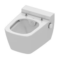 tece one WC-Keramik, spülrandlos, mit Duschfunktion, weiß - 9700200
