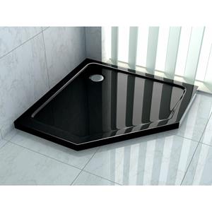 glasdeals Duschtasse für PENTAGONO 100 x 100 cm (schwarz) - 