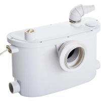 HOMCOM Rioolwaterpomp voor toilet en douche 500W 110L/min