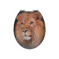 wenko WC-Sitz Lion mit 3D-Effekt