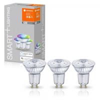 LEDVANCE SMART+ LED PAR16 50 (45°) BOX K DIM RGBW WiFi Matt GU10 Spot 3er Pack