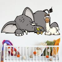 Klebefieber Wandtattoo Kinderzimmer NICI - Wild Friends Schlafenszeit