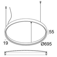 deltalight Delta Light Superloop PLUS HC SBL 70 DL 205619300W Weiß