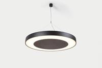 modularlighting Modular Lighting Flat Moon Eclips 650 Suspension Down LED Dali/pushdim GI MO 13372332 Schwarz strukturiert