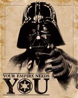 Pyramid Star Wars Classic Your Empire Needs You Poster 40x50cm