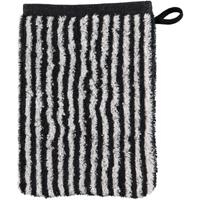 Cawö Handtücher Zoom Streifen 121 schwarz - 97 - Waschhandschuh 16x22 cm