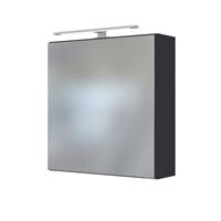 LED Spiegelschrank 60 cm TAREE-03 in matt grau