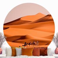 Klebefieber Runde Tapete selbstklebend Namib Desert