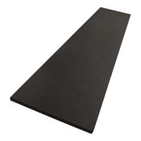 Saniclass Corestone topblad 200cm natuursteen zwart 2835