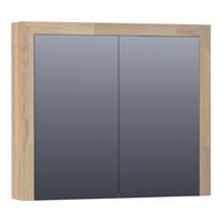 Saniclass Natural Wood spiegelkast 80 2 deuren Grey Oak 70541