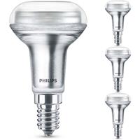 philips LED Lampe ersetzt 40W, E14 Reflektor R50, warmweiß, 210 Lumen, nicht dimmbar, 4er Pack [Energieklasse A++]