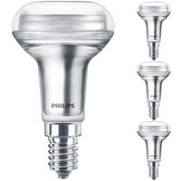 philips LED Lampe ersetzt 25W, E14 Reflektor R50, warmweiß, 105 Lumen, nicht dimmbar, 4er Pack [Energieklasse A++] - 