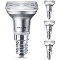 philips LED Lampe ersetzt 30W, E14 Reflektor R39, klar, warmweiß, 150 Lumen, nicht dimmbar, 4er Pack [Energieklasse A++] - 