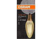 osram LED VINTAGE 1906 CLASSIC B 22 FS Warmweiß Filament Gold E14 Kerze, 293212