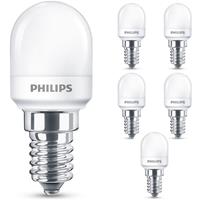 philips LED Lampe ersetzt 15W, E14 Röhre T25, warmweiß, 150 Lumen, nicht dimmbar, 6er Pack [Energieklasse A++] - 