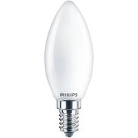 philips LED Lampe ersetzt 40W, E27 Kerzenform B35, weiß, neutralweiß, 470 Lumen, nicht dimmbar, 1er Pack [Energieklasse A++]
