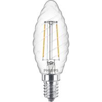 LED Lampe ersetzt 25W, E14 Kerzeform ST35, klar, warmweiß, 250 Lumen, nicht dimmbar, 1er Pack [Energieklasse A++]