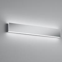 helestra LED Wandleuchte Vis in Chrom und Transparent-satiniert 24W 1500lm IP44 600mm - 