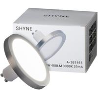 SHYNE | LED GU10 Panelleuchtmittel, 90mm, dimmbar in Silber