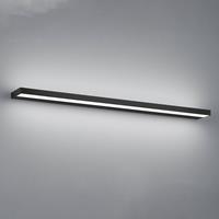Helestra Slate LED wandlamp, mat zwart 90 cm