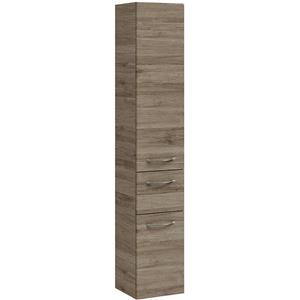 lomadox Hochschrank SOLINGEN-66 in Sanremo Eiche Terra quer Nb. - B/H/T: 30/168/33cm - 