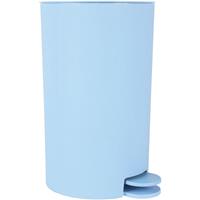 Msv Kleine Badkamer/toilet Pedaalemmer - Lichtblauw - 3l - 15 X 27cm