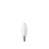 philips LED WarmGlow Lampe ersetzt 40W, E14 Kerze B35, weiß, 470 Lumen, dimmbar, 1er Pack [Energieklasse A++]