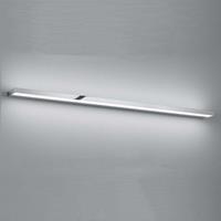 helestra LED Wandleuchte Slate in Chrom und Transparent-satiniert 24W 1530lm IP44 1200mm - 