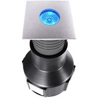 deko-light LED Bodeneinbauleuchte Easy Square II RGB in Silber und Transparent x3,5W IP67 - 