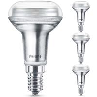 philips LED Lampe ersetzt 60W, E14 Reflektor R50, warmweiß, 320 Lumen, dimmbar, 4er Pack [Energieklasse A+]
