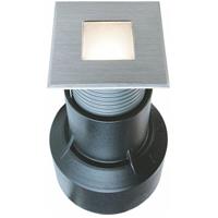 deko-light LED Bodeneinbauleuchte Basic Square in Silber 0,55W 14lm 3000K - 